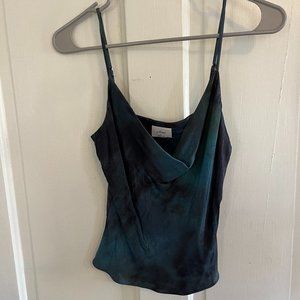 Aritzia (Wilfred) Blue Cowl Neck Cami